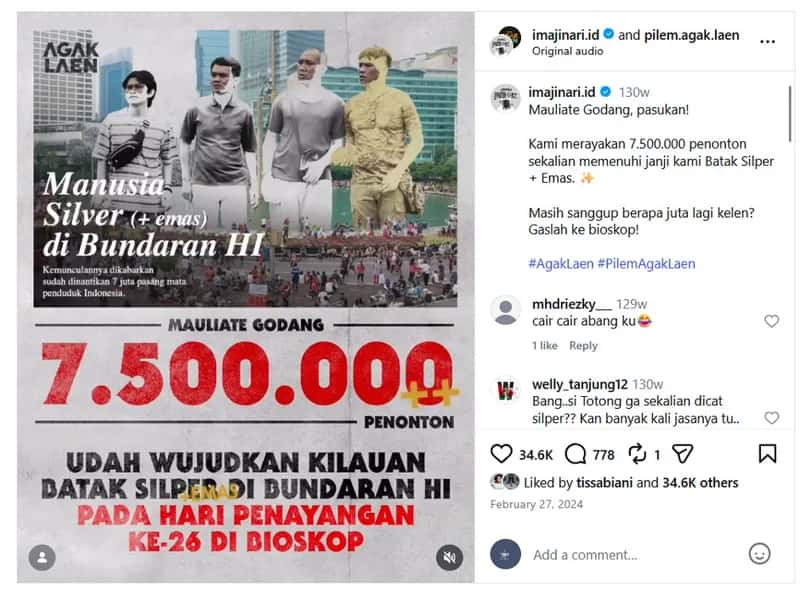 Di Balik Tiket Rp50 Ribu: Ekonomi Besar Perbioskopan