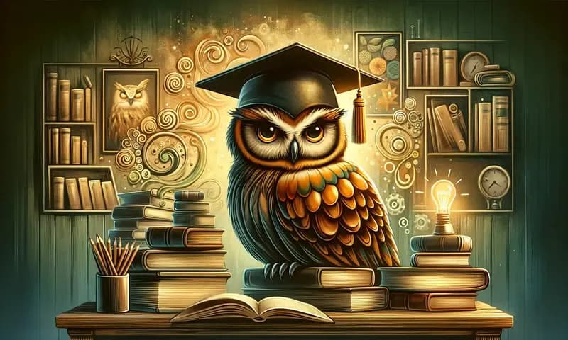 Ilustrasi Burung Hantu sebagai Ikon Dunia Pendidikan (Foto:Parboaboa/Ester)