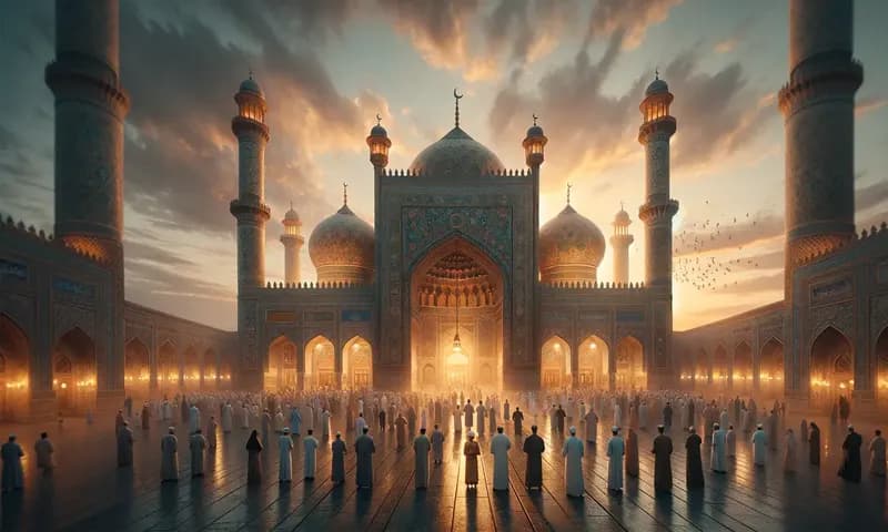 Ilustrasi umat muslim menuju masjid untuk melaksanakan salat di bulan Ramadhan (Foto: Parboaboa/Ratni)