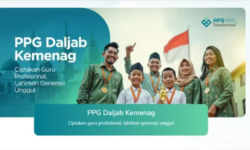 Kementerian Agama (Kemenag) telah menyiapkan laman khusus untuk mempermudah akses informasi terkait Program Pendidikan Profesi Guru (PPG) Dalam Jabatan (Daljab) 2025